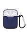 Generic Protective Silicone Case Cover With Carabiner For Apple Airpods