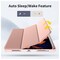 TRON Case Compatible with iPad Pro 11 Case 2022/2021/2020 with Pencil Holder, For iPad Pro 11 Inch Case 3rd/2nd Gen, Trifold Stand Protective Case with Soft TPU Back, Auto Wake/Sleep, Pink