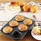 Non-Stick Bakeware 6 Cupcake mold - Grey (1 Pcs)