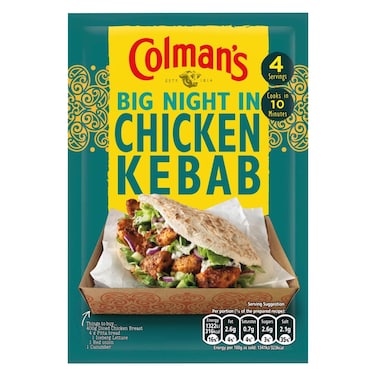 Colman&#39;s Chicken Kebab Seasoning Mix 30g