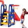 Slide for Kids Toys Set 3 in 1 Outdoor Play Structure (Blue) Jumbo Slide and Swing with Basket Ball Game size : 160x125x160cm -16341 A