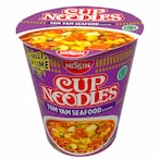 Buy Nissin Tom Yum Seafood Instant Cup Noodles 75g in UAE