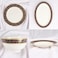 XIANGYU Dinner Set Porcelain Gold, 115pcs tea set; 10'5 flat plate- (12) , 8' soup plate- (12) 8' flat plate- (12), 7'5 flat plate- (12) 6' salad bowl- (12), 'tea pot (1set)- (2) Tea cup/Saucer(12set)