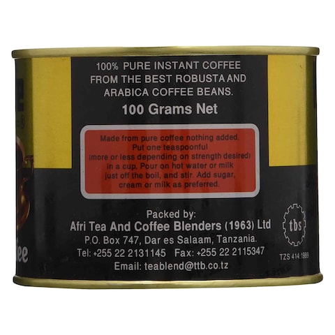Africafe Pure Instant Coffee 100g