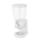 Zevro /Gat101C Indispensable Dry Food Dispenser, Single Control, White/Chrome