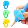 Generic-Silicone Pencil Grips for Kids Handwriting Posture Correction Finger Grip Pen Writing Aid Grips for Children Preschoolers (3pcs)