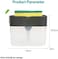 9999 2 In 1 Sponge Rack Shelf Soap Detergent Dispenser Pump, Large Capacity With Sponge (B-Silver)