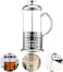 Fitto Coffee Pot Press, Plunger Coffee Teapot, 350mm Size, Ideal for Home and Office