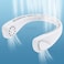 Generic 2 Pcs Rechargeable Personal Fan, Portable Bladeless Personal Fans, Wearable Air Conditioner Fan Battery Operated Leafless Neck Fan Cooler, Cooling Hanging Necklace, USB Rechargeable