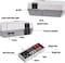 Zeion Classic Retro Game Console Mini Video Game Consoles With 620 Games - Av Output (Gray)