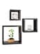 Greenco 3-Piece Floating Cube Shelve Grey 9.1x4.1x9.1inch