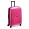 Delsey Belmont 4 Wheel Hard Casing Luggage Trolley Set of 2 Raspberry 55cm+81cm