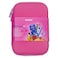 Maxi Double Zipper Pencil Case Stationery Kit Pink