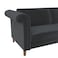 In House Serena 2 In 1 Sofabed Linen Upholstered - Dark Grey