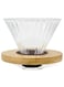 ميبرو طقم تقطير القهوة بطريقة V60 بالتقطير مجموعة من 2 قطع