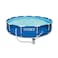 مجموعة حوض سباحة بإطار معدني من انتكس (مع مضخة فلتر 220-240 فولت)، للأعمار من 6 سنوات فما فوق، 3.66 م × 76 سم (بالإضافة إلى رسوم توصيل المورد الإضافية خارج الدوحة)