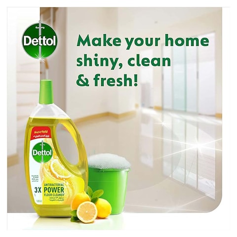 Dettol 4-in-1 Multi-Action Cleaner with Lemon - 1.3 Liter