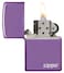 Zippo 24747ZL Classic High Polish Purple Zippo Logo Windproof Lighter