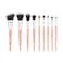 BH Cosmetics Rose Quartz Brush Set 9 Pieces