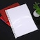 Generic Divine A4 File Organizer Clear Plastic Punched Pockets Document Folders (100 Pieces)