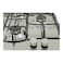 Ariston Built-In Gas Hob 4 Burners 60 Cm - Stainless Steel - PCN 642 IX/A