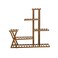 LINGWEI Flower Plant Stand Shelf Bamboo Pot Display Stand Rack Plant Stand Flower Racks Plant Shelf Wooden Stand Flower Shelf Style-1