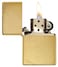 Zippo 240 Brushed Brass Vintage with Slashes Windproof Lighter