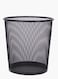 Generic Mesh Metallic Bin Black 26.7X28.5X26.5cm