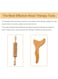 2 Pcs Wood Therapy Massage Tools Lymphatic Drainage Massager Body Sculpting Tool Maderoterapia Kit Maderotherapy Colombiana Wood Therapy Tools Wooden Lymphatic Drainage Tool Anti Cellulite Massage Set