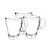 Ocean Caffe Americano Mug Set 355ml Clear 3 PCS