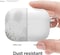 Elago Liquid Hybrid Hang designed for Airpods Pro 2nd Gen (2022) case cover with Carabiner - White