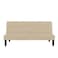 In House Yoomi 2 In 1 Sofabed Velvet Upholstered - Light Beige
