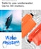 Spigen Aqua Shield Waterproof Pouch Bag A620, Dry Bag With Adjustable Waist Strap For Beach Swimming Fishing Camping Canoeing Hiking Kayaking Paddle Boarding &amp; Boating - Sunset Orange (2 Pack)