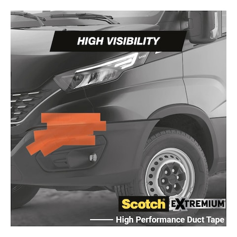 Scotch Duct High Visibility Orange. 1 roll/pack