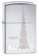 Zippo MP325348 250 Burj Khalifa High Polish Chrome Windproof Lighter