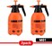 2L Pressure Sprayer Watering Bottle Spray , Portable Pressurized Sprayer Multifunctional Pressure Watering Bottle for Garden, Plant, Flower (2 Litre, 2 Pack Orange)