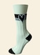 Breathable Super Stretchable Printed One Pair Socks