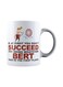 muGGyz Printed Ceramic Coffee Mug White