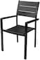 LANNY Patio Folding Table Chair Bench Sofa Outdoor for Garden Event Parties (ARM45X45)