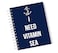 Loud Universe Hardcover Notebook Vitamin Sea Navy Spiral Notebook with Premium High Quality Paper A5 Size