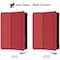 HYX Case For iPad 10th Gen (10.9-Inch, 2022 Model, 10th Generation), Slim Stand Hard Back Shell Cover with Auto Wake/Sleep (Red)