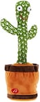 Dancing Cactus Toy, Blueland Electric, Shaking, Recording, Singing, Talking Toys, "Repeat Your Speech" Plush Stuffed Gift For Toddler, Baby, Kids, Age 1 2 3 4 5 6 7