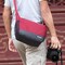 Benro Fsm30Red Freeshoot Messenger Professional Camera Bag Light Gray, Camera Case Compatible For Sony Canon Nikon Camera And Lenses