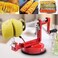 The Mohrim Red Stainless Steel French Fry Cutter Potato Slicer Spiral Vegetable Slicer