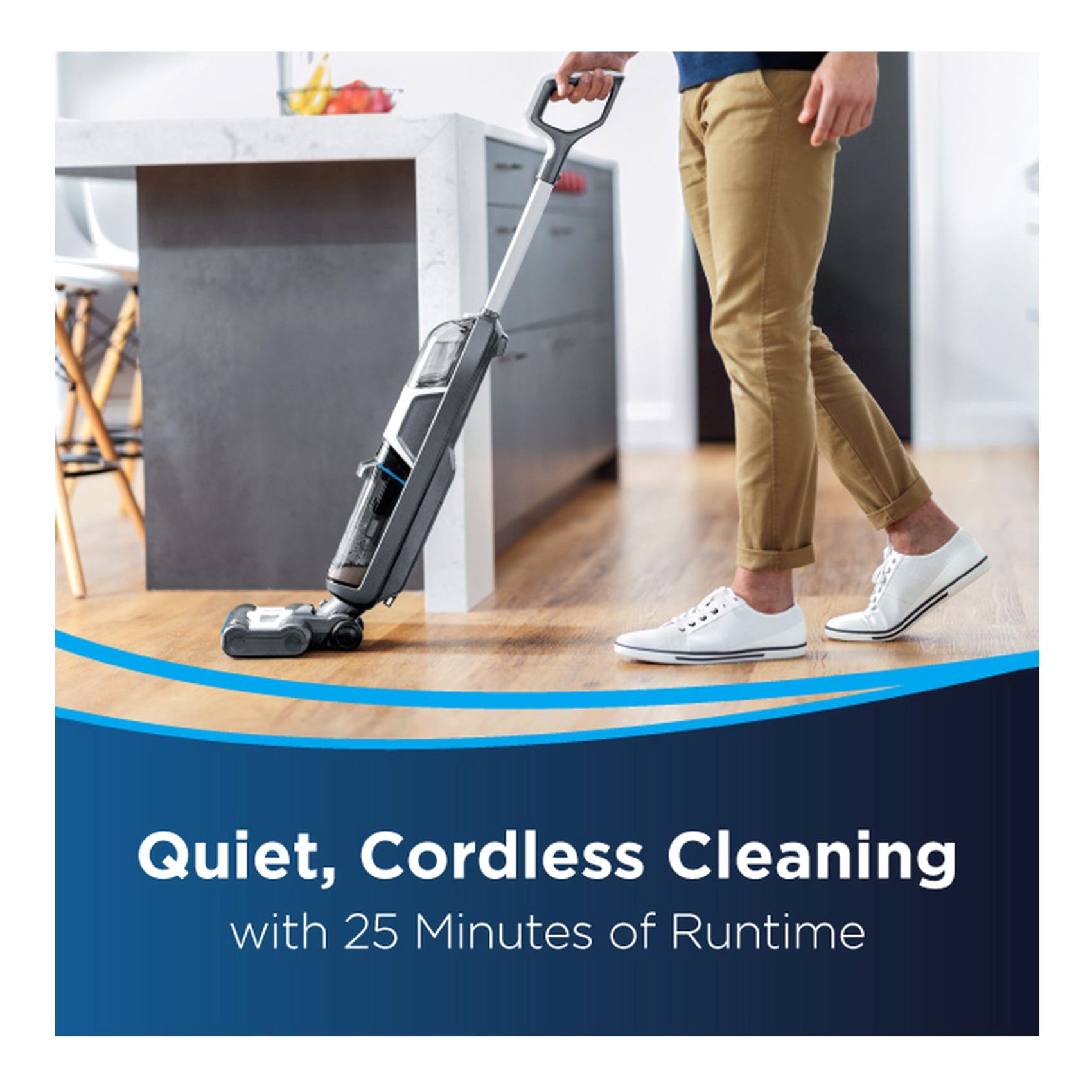 Bissell Crosswave HF3 Cordless Vacuum Pro Cleaner 3598E Grey