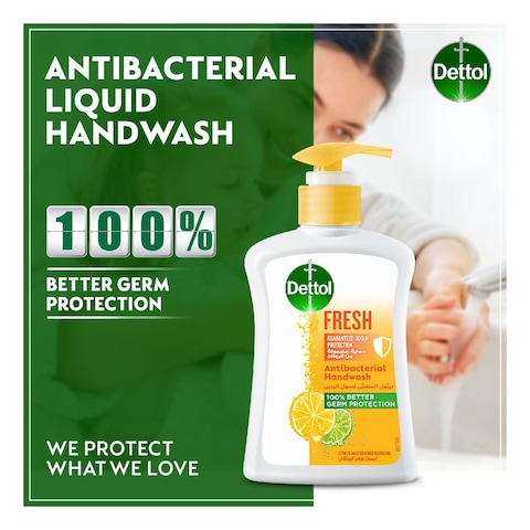 Dettol Fresh Anti Bacterial Liquid Handwash 400ml
