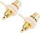 DKURVE&reg; RCA Female Bulkhead Socket - 2pcs