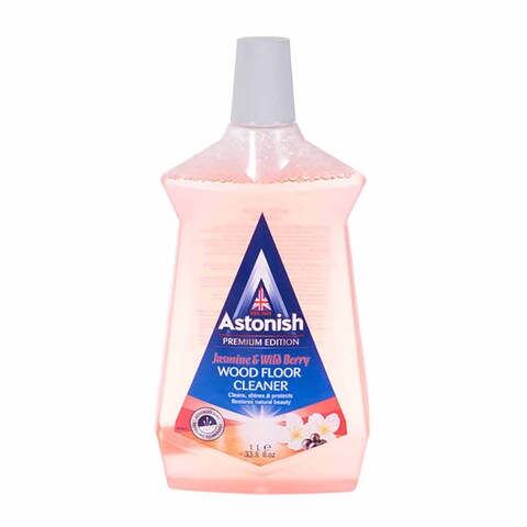 Astonish Wood Floor Cleaner - Jasmine and Wild Berry Scent - 1 Liter