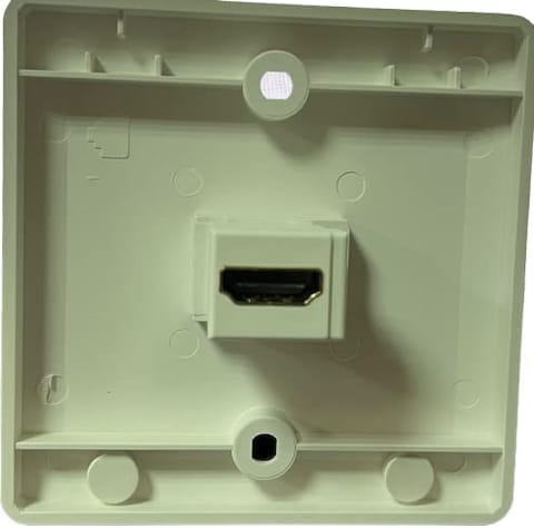KUWES Multimedia Faceplate 1 port with HDMI 4K 2.0 Module Made in TAIWAN