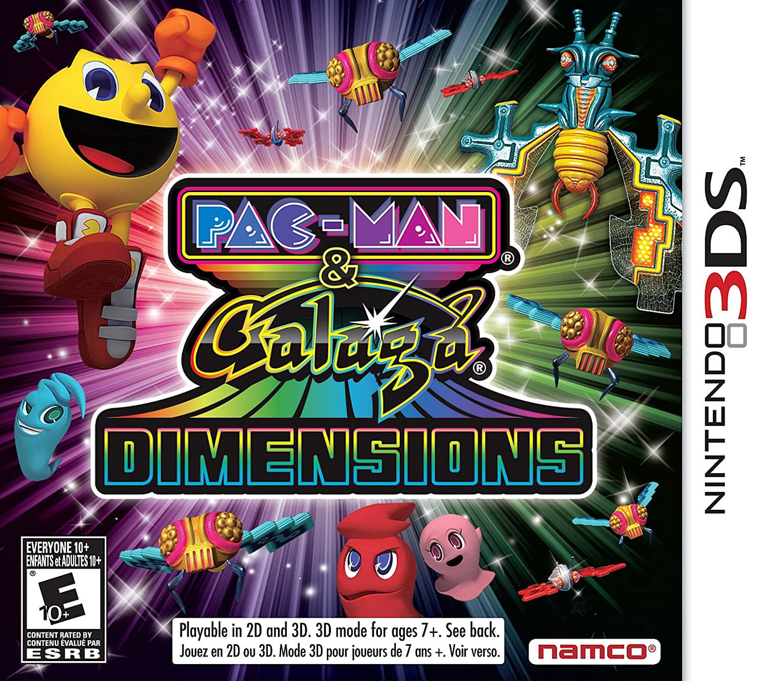 نينتيندو NINTENDO 3ds pac-man And Galaga Dimensions
